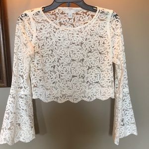 Lace crop top